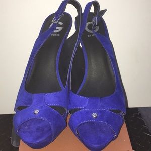 GUESS  Blue Heels
